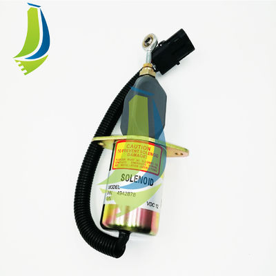 4942878 24V 4BFuel Shut Off Solenoid 4B 6C Compatible With excavator parts