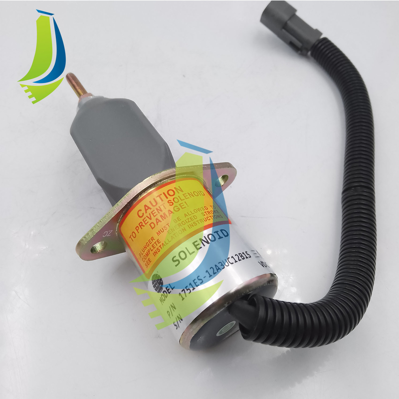 1751ES-12A3UC12B1S Stop Solenoid Valve Flameout Solenoid 1751ES12A3UC12B1S For R60-5 Excavator