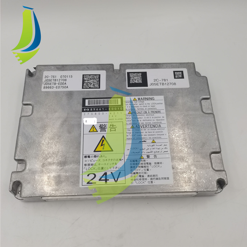 89663-E0750A Engine Controller For SK200-8 Excavator Parts