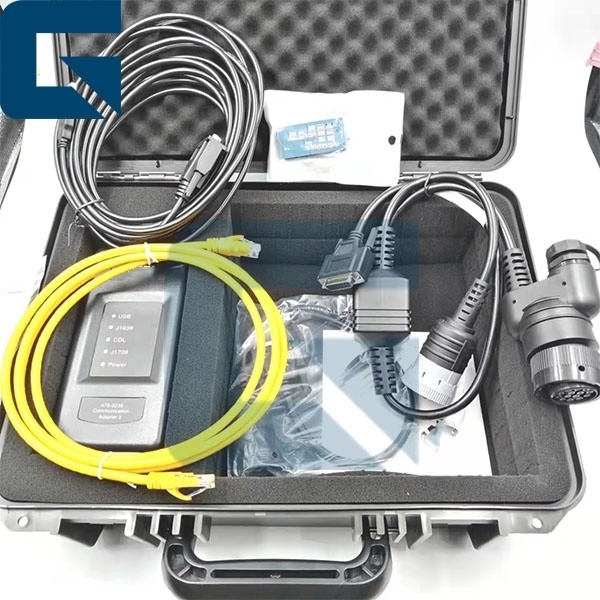 Black Excavator Diagnostic Tool For  ET3 Communiion Adapter Group 317-7485